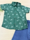 Conjunto Verde Coqueiro Jeans