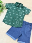 Conjunto Verde Coqueiro Jeans