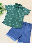 Conjunto Verde Coqueiro Jeans