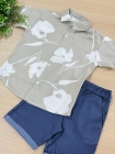 Conjunto Folhas OFF Jeans