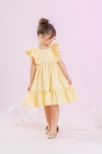 Vestido Beatriz Amarelo Bebê (Premium)