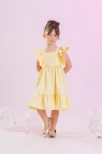 Vestido Beatriz Amarelo Bebê (Premium)