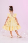 Vestido Beatriz Amarelo Bebê (Premium)