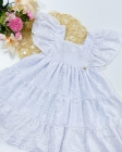 Vestido Branco Tecido Laise (Premium)