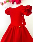 Vestido LUXO Midi Vermelho (forma grande)