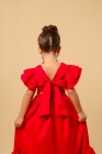 Vestido LUXO Midi Vermelho (forma grande)