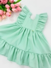 Vestido Beatriz Verde Água Baby (Premium)