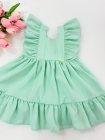 Vestido Beatriz Verde Água Baby (Premium)