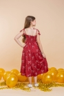 Vestido Midi Marsala Lacinho