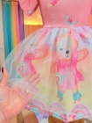 Vestido Rosa Ursinha Patins