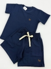 Conjunto Tricot Azul Marinho (Premium)