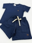 Conjunto Tricot Azul Marinho (Premium)