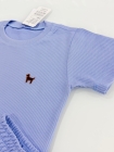 Conjunto Tricot Azul Beb&ecirc; (Premium)