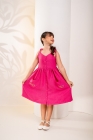 Vestido Bot&otilde;es Pink Bordado