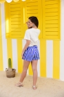 Conjunto Short Saia Lemon Azul