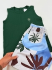 Conjunto Regata Verde Musgo