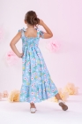 Vestido Midi Florzinha Azul