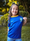 Camisa do Brasil Azul (Unissex)
