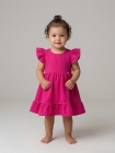 Vestido Sianinha Pink 1 ano (Premium)