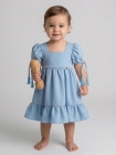 Vestido Princesa Azul 1 ano baby (Premium)