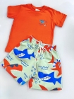 Conjunto Laranja Shark