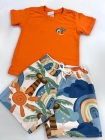 Conjunto Laranja Tropical
