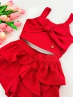 Conjunto Luxo Andrea Cor Cereja (Premium)