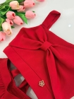 Conjunto Luxo Andrea Cor Cereja (Premium)