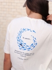 Camiseta Crist&atilde; Adulto e Infantil Peixinhos (Unissex)