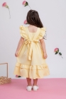 Vestido Luxo Amarelo Manteiga (Premium)