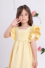 Vestido Luxo Amarelo Manteiga (Premium)