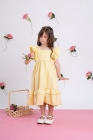 Vestido Luxo Amarelo Manteiga (Premium)