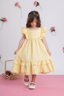 Vestido Luxo Amarelo Manteiga (Premium)