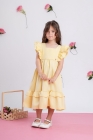 Vestido Luxo Amarelo Manteiga (Premium)
