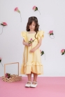 Vestido Luxo Amarelo Manteiga (Premium)
