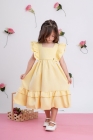 Vestido Luxo Amarelo Manteiga (Premium)