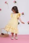 Vestido Luxo Amarelo Manteiga (Premium)