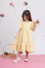 Vestido Luxo Amarelo Manteiga (Premium)