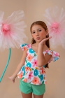 Conjunto Flores Verde