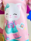 Vestido Encanto Trap&eacute;zio Gatinha