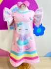 Vestido Encanto Trap&eacute;zio Gatinha