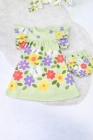 Vestido com Calcinha - Verde Flores