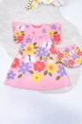 Vestido com Calcinha - Rosa Flores
