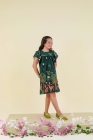 Vestido L&uacute;dico Verde Cervo