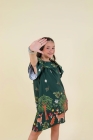 Vestido L&uacute;dico Verde Cervo