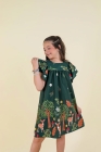 Vestido L&uacute;dico Verde Cervo