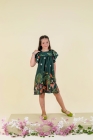Vestido L&uacute;dico Verde Cervo