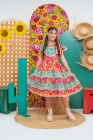 Vestido Junino Xadrez Carolina Pink (NA)