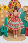 Vestido Junino Xadrez Carolina Pink (NA)
