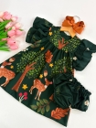 Vestido Baby com Calcinha - Verde Cervo